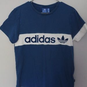 Adidas Blue Vintage T-Shirt